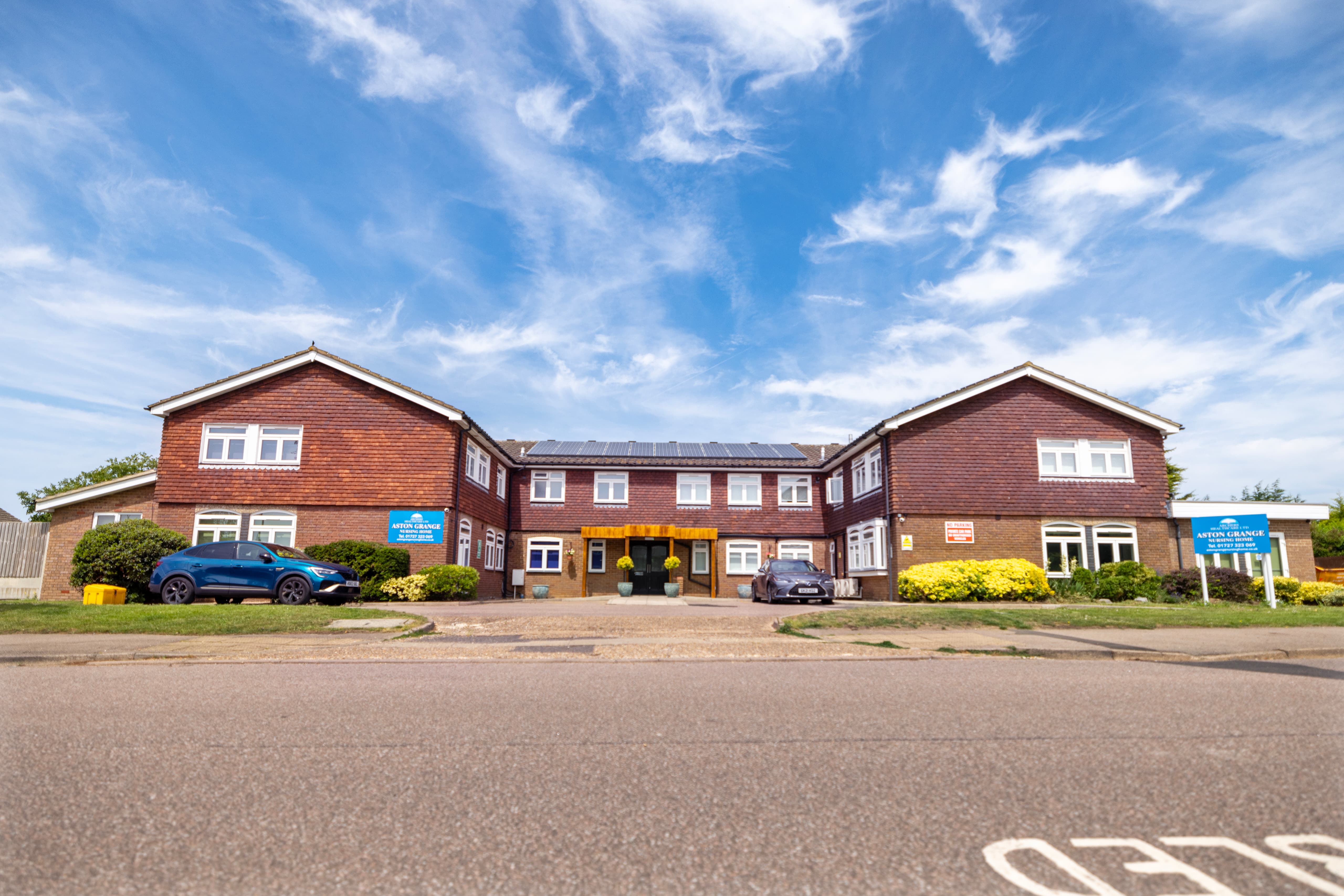 Complete view of Aston Grange exterior and grounds